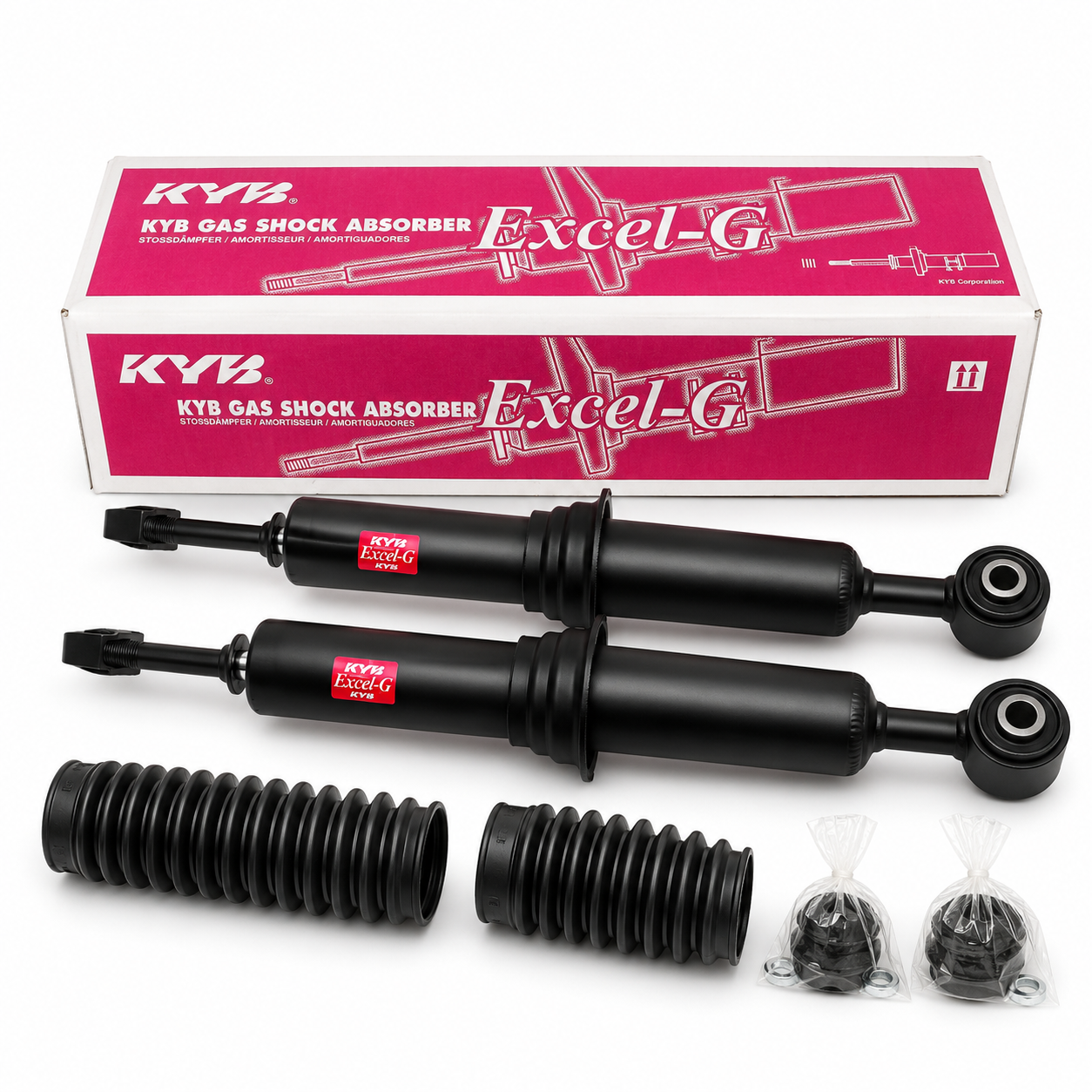 Par Amortiguadores Delanteros KYB Toyota Hilux 2005-2022 - Imagen 2